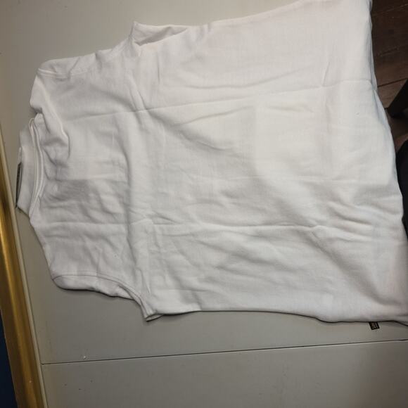 Men's Lee Uniforms 2-Button White Sport Style Pique Polo Long Sleev - Sz L - NWT - Picture 7 of 7